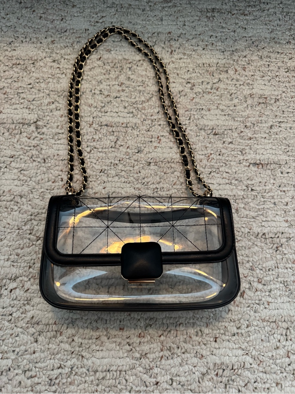 NWT A New Day Elongated Crossbody Clear Purse